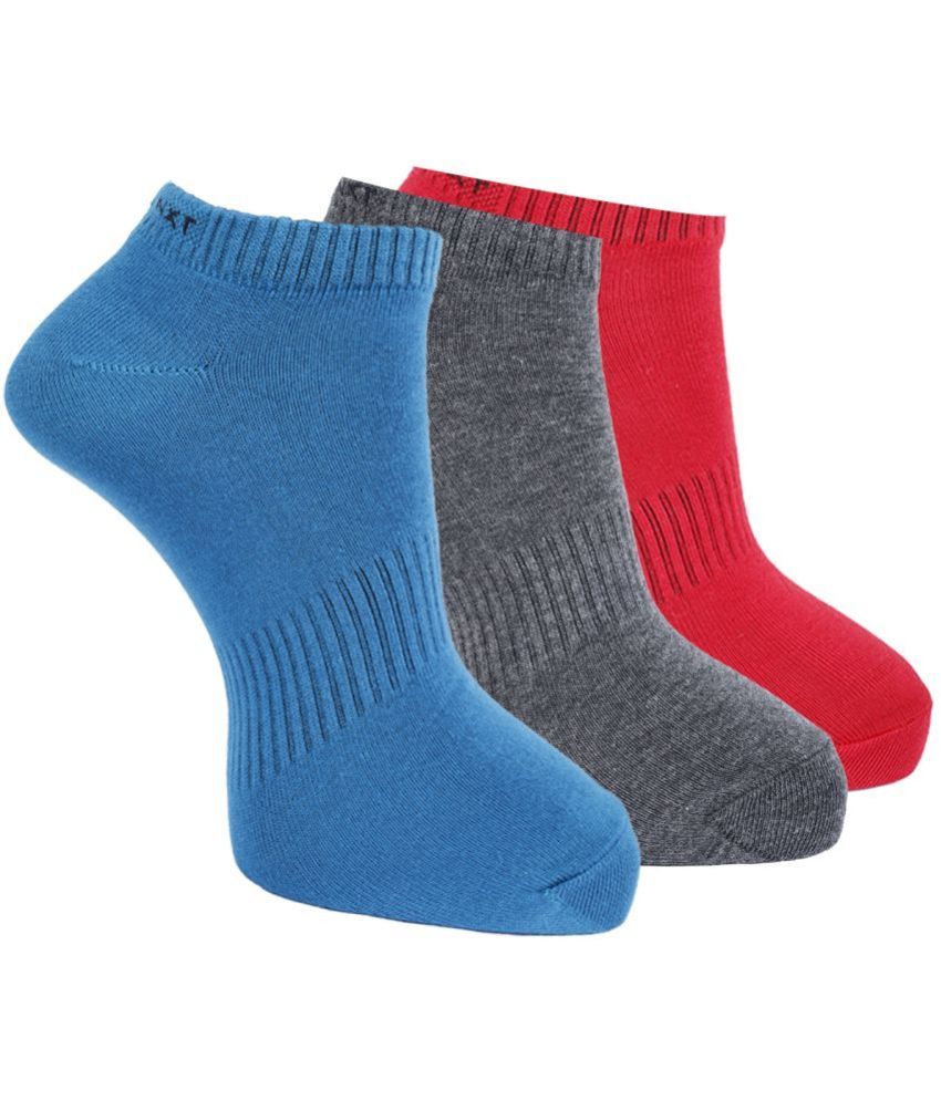     			Force NXT Cotton Blend Men's Printed Multicolor Ankle Length Socks ( Pack of 3 )