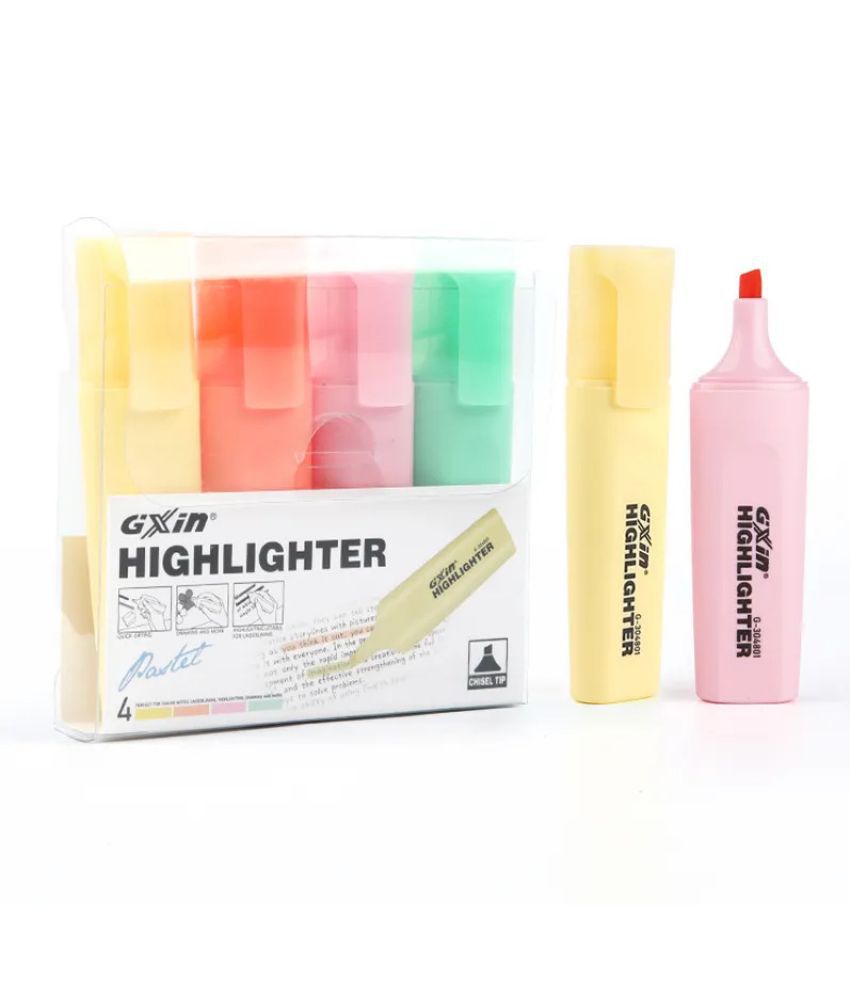     			Highlighter Pen | Pastel Color | Chisel Tip Marker Pen | Water-Based | Quick Dry