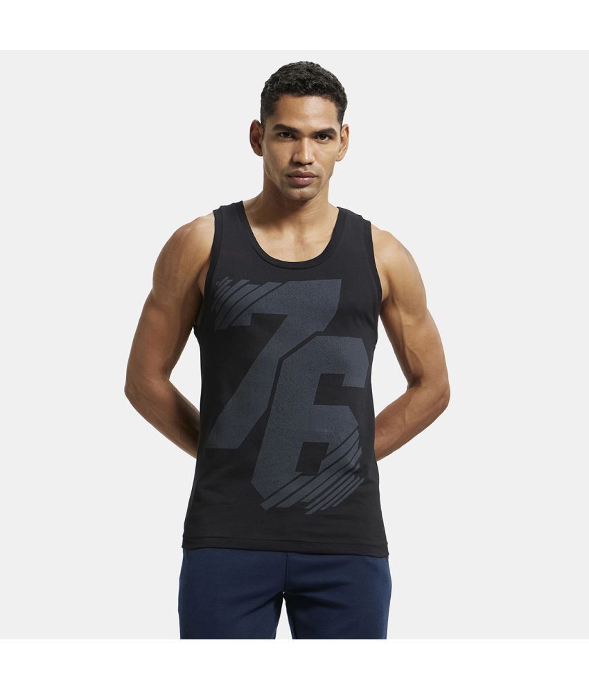     			Jockey Black 9928 Cotton Men's Vest ( Pack of 1 )