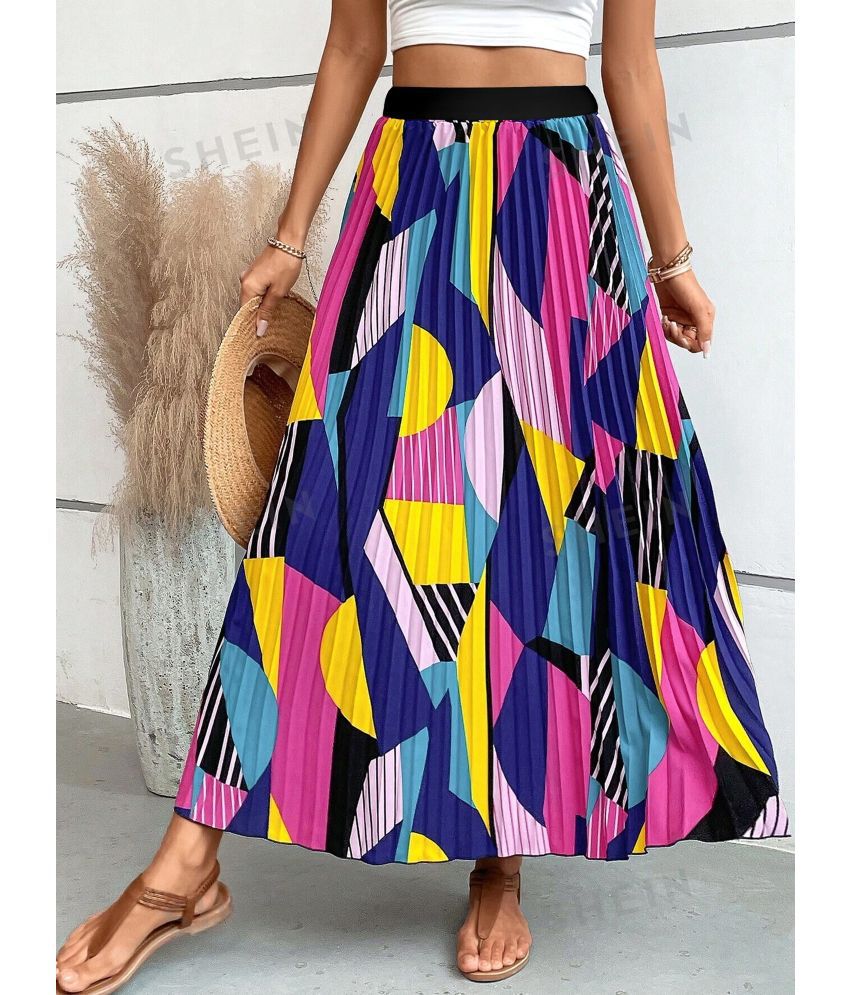     			Krunal Raiyani Multi Color Polyester Women's A-Line Skirt ( Pack of 1 )