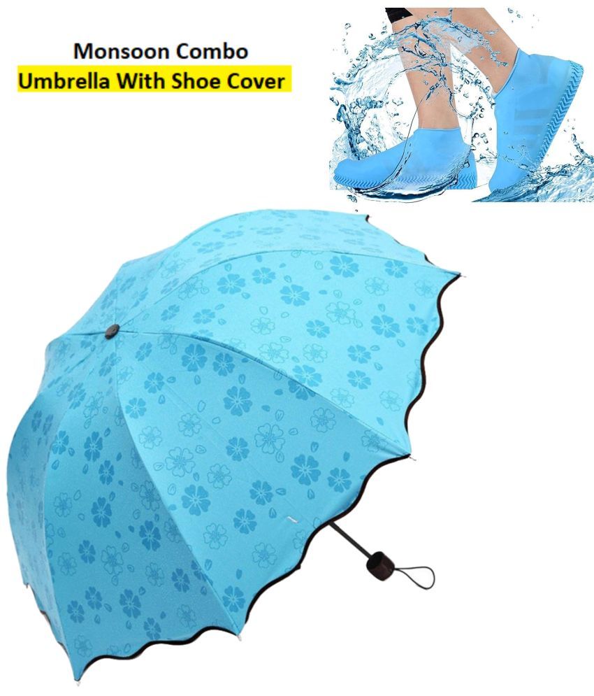     			RAMDEV ENTERPRISE Blue 1 Fold Umbrella