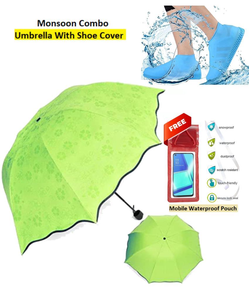     			RAMDEV ENTERPRISE Green 1 Fold Umbrella