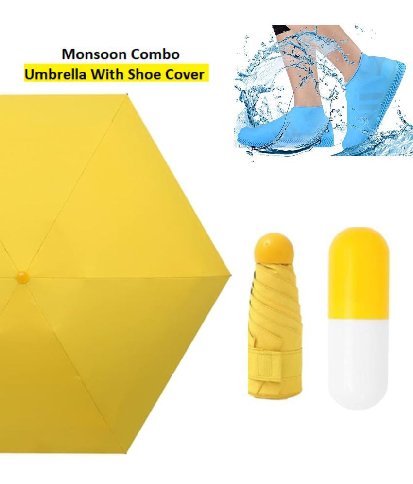     			RAMDEV ENTERPRISE Yellow 1 Fold Umbrella
