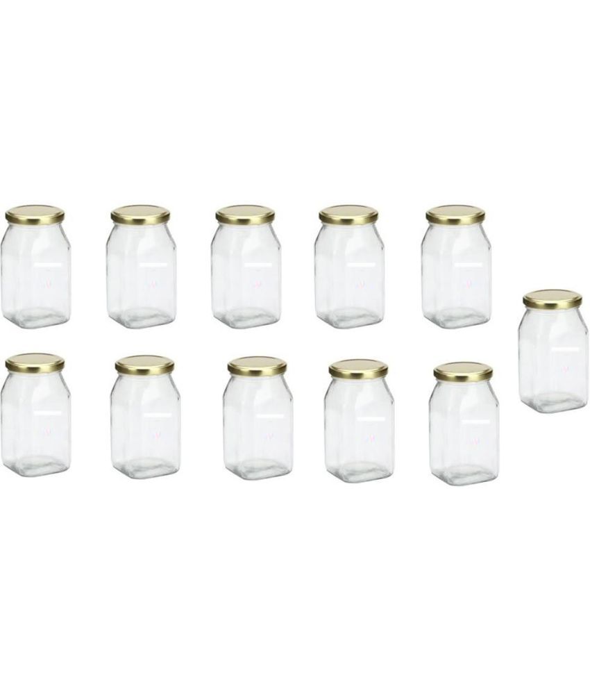     			Somil Glass Container Jar Glass Transparent Utility Container ( Set of 11 )