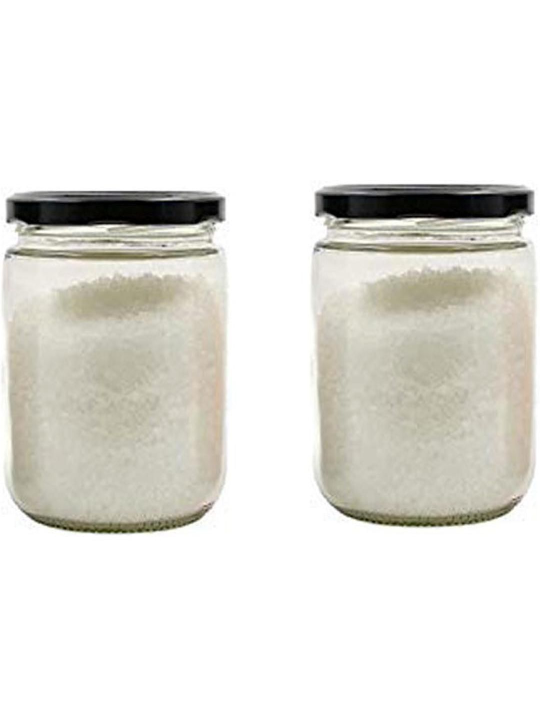     			Somil Glass Container Jar Glass Transparent Utility Container ( Set of 2 )