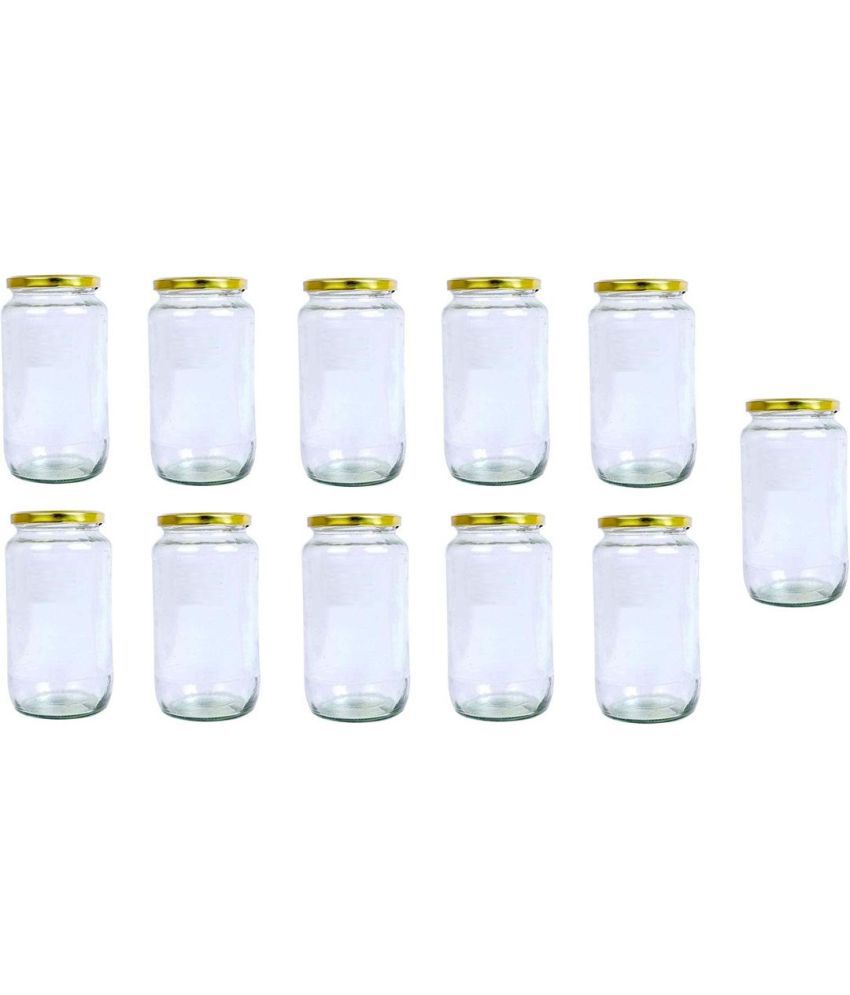     			Somil Glass Container Jar Glass Transparent Utility Container ( Set of 11 )