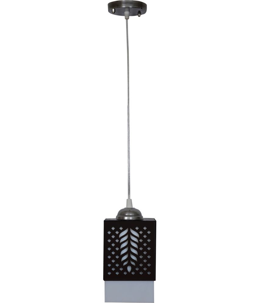     			Somil Wood Decorative & Designer Pendant Black - Pack of 2