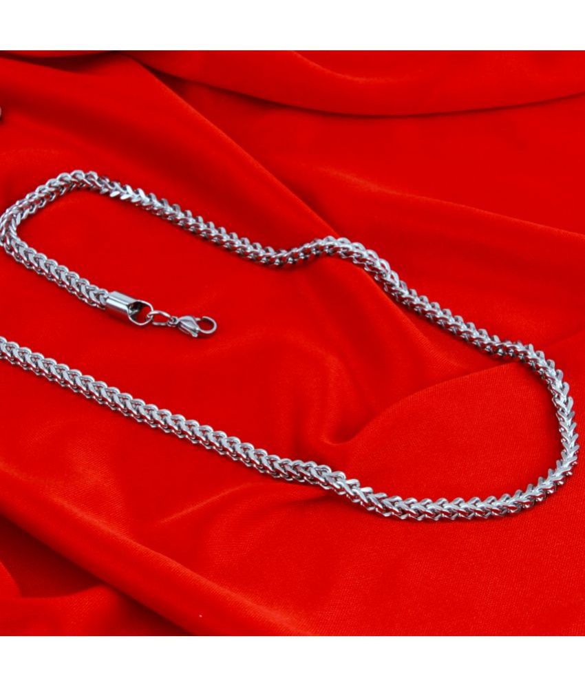     			Thrillz Silver Plated Chain ( Pack of 1 )