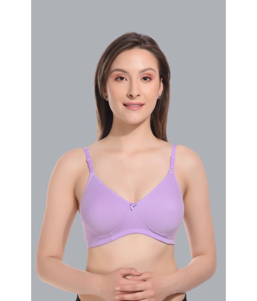     			Viral Girl Purple Cotton Lightly Padded Women's Everyday Bra ( Pack of 1 )