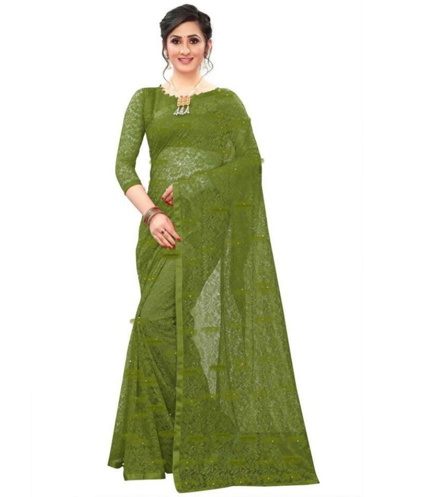     			Vkaran Cotton Silk Applique Saree Without Blouse Piece - Magenta ( Pack of 2 )