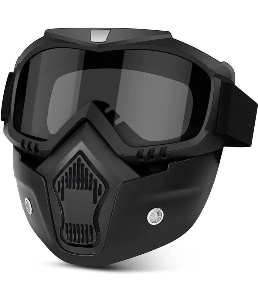     			sakimo Night Vision Black Riding Goggles ( Pack of 1 )