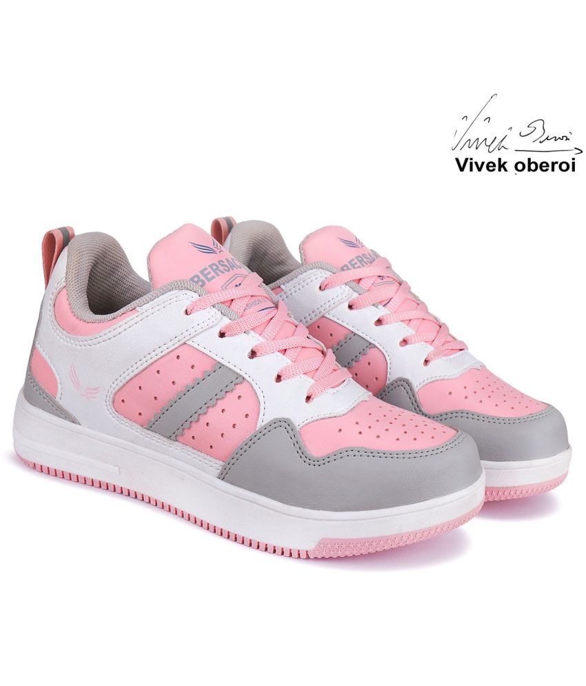     			Bersache Pink Women's Sneakers