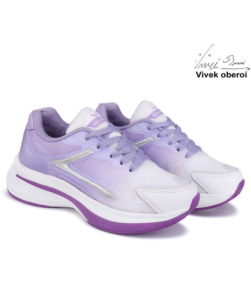     			Bersache Purple Women's Sneakers