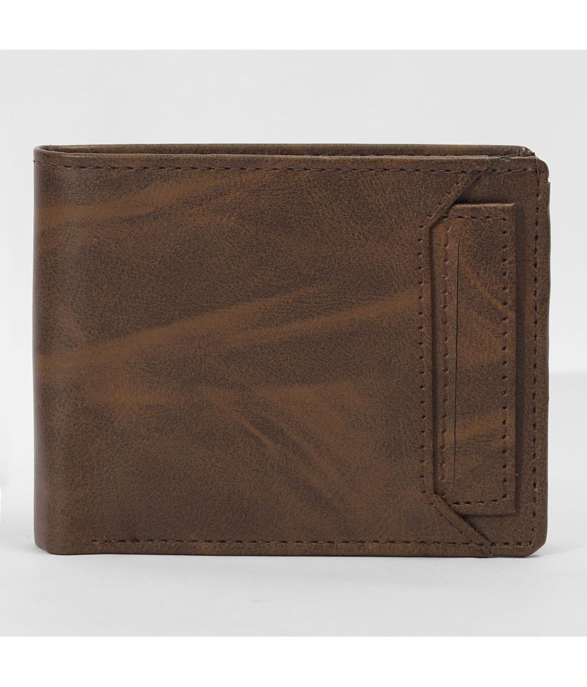     			DCENT KRAFT Brown PU Men's Two Fold Wallet ( Pack of 1 )