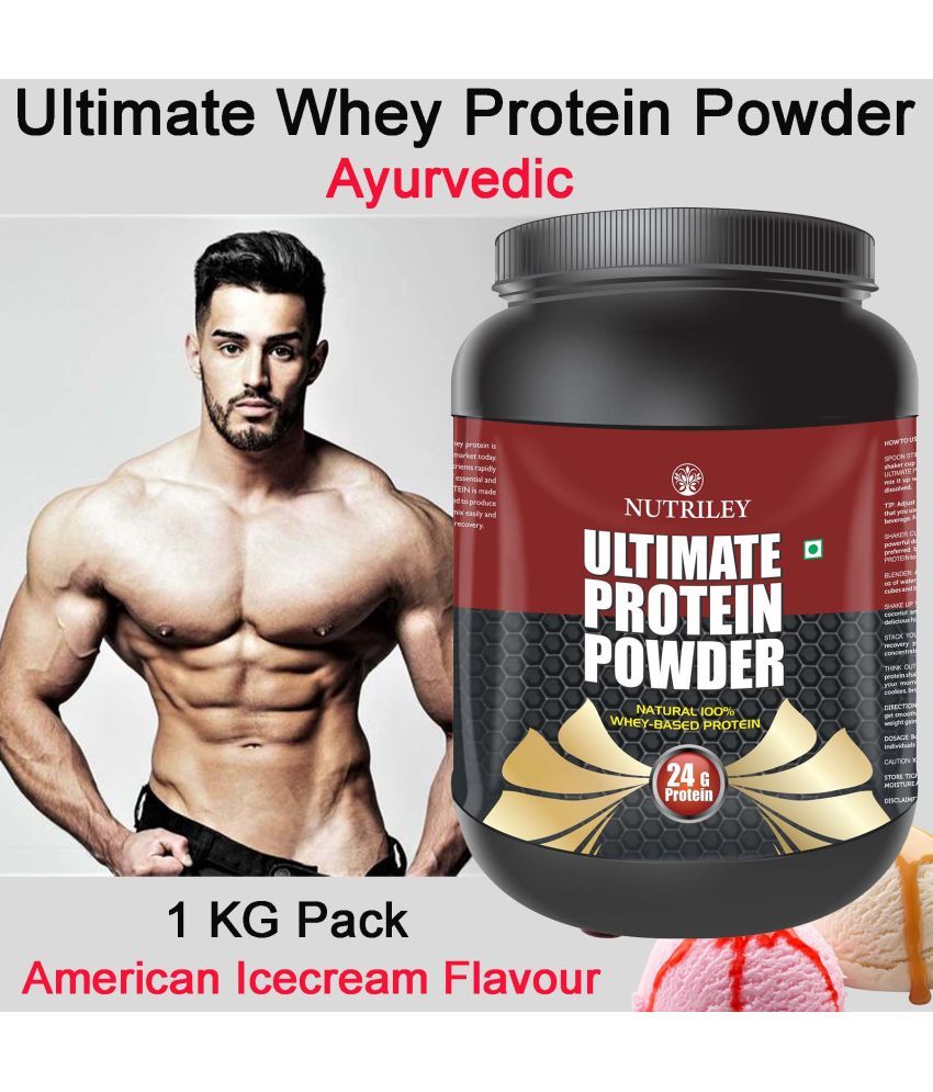     			Nutriley Ultimate Whey Whey Protein ( 1000 gm , American Icecream - Flavour )