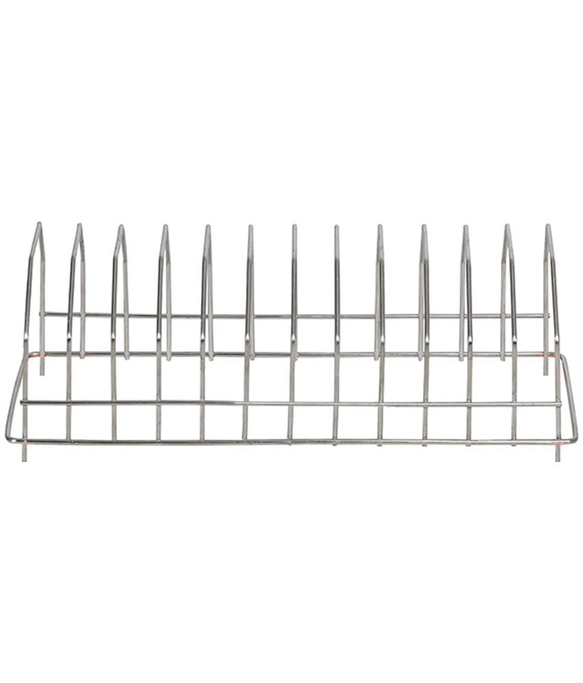     			OC9 Silver Stainless Steel Dish Racks ( Pack of 1 )