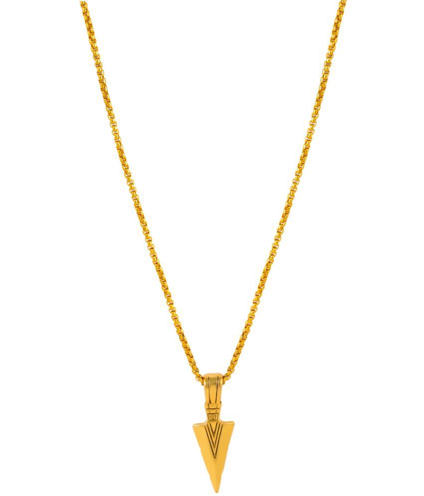     			Thrillz Gold Plated Chain ( Pack of 1 )