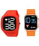 DECLASSE Red PU Digital Men's Watch