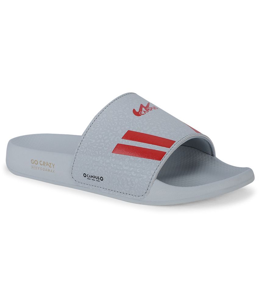     			Campus Light Grey Men's Slide Flip Flop