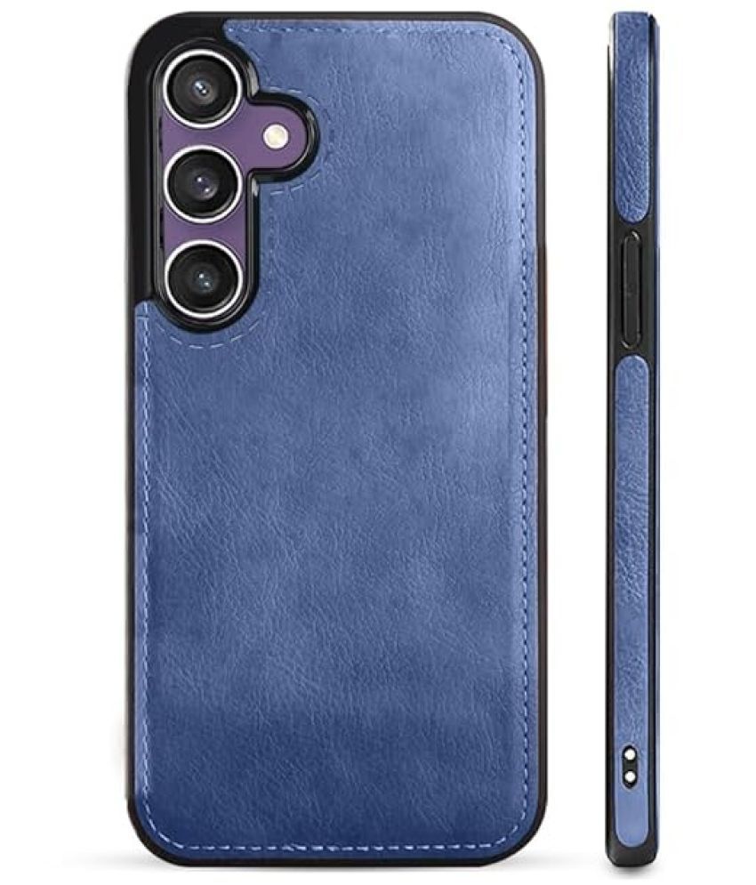     			Doyen Creations Plain Cases Compatible For Artificial Leather Samsung Galaxy S24 plus ( Pack of 1 )