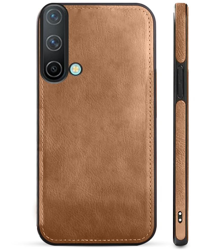     			Doyen Creations Plain Cases Compatible For Artificial Leather Oneplus nord ce 5g ( Pack of 1 )