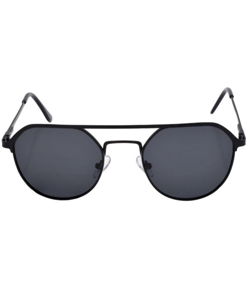     			Hrinkar Black Round Sunglasses ( Pack of 1 )