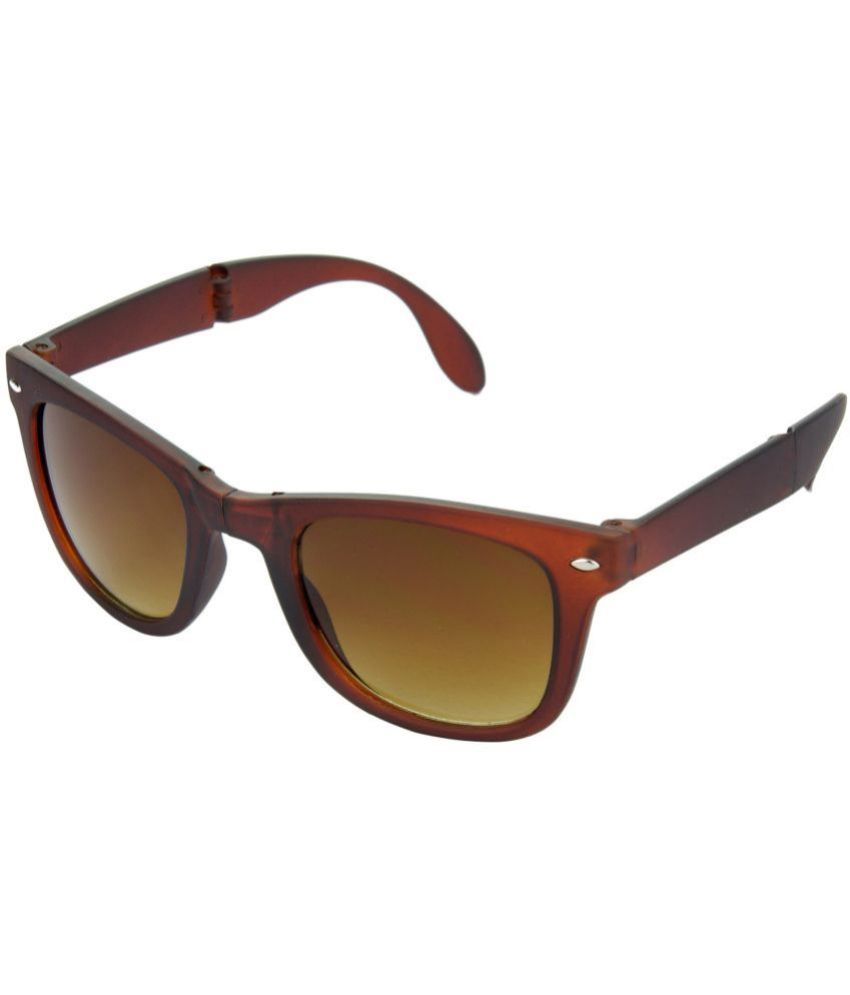     			Hrinkar Brown Rectangular Sunglasses ( Pack of 1 )