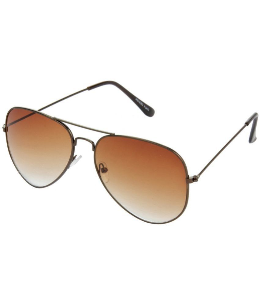     			Hrinkar Copper Pilot Sunglasses ( Pack of 1 )