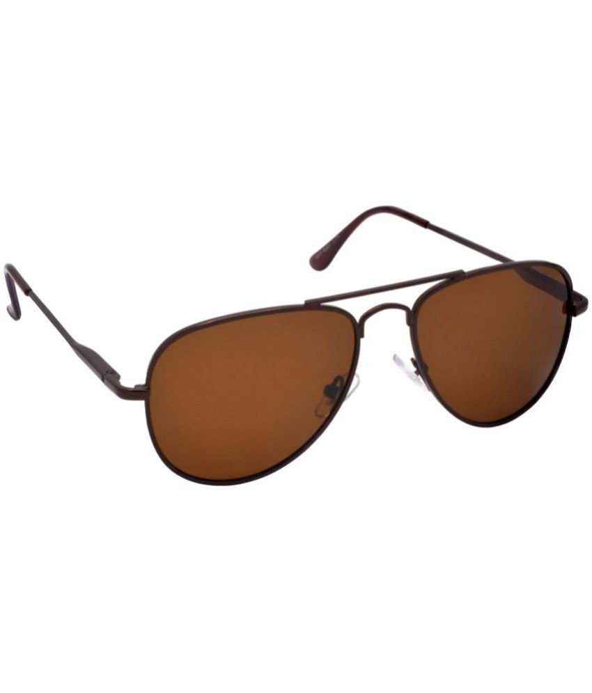     			Hrinkar Copper Pilot Sunglasses ( Pack of 1 )