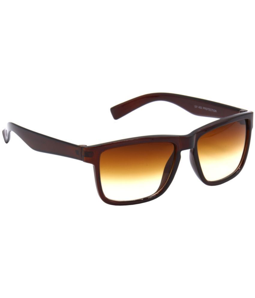     			Hrinkar Copper Rectangular Sunglasses ( Pack of 1 )