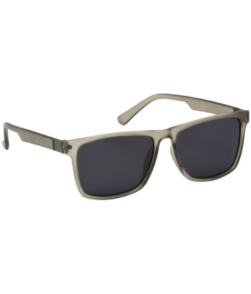     			Hrinkar Grey Melange Rectangular Sunglasses ( Pack of 1 )