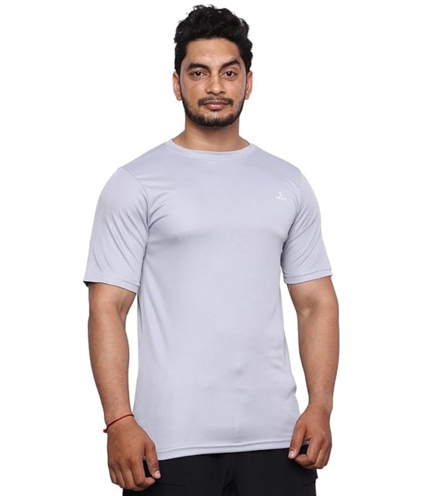     			Longlife Silver Cotton Regular Fit Men's Sports T-Shirt ( Pack of 1 )