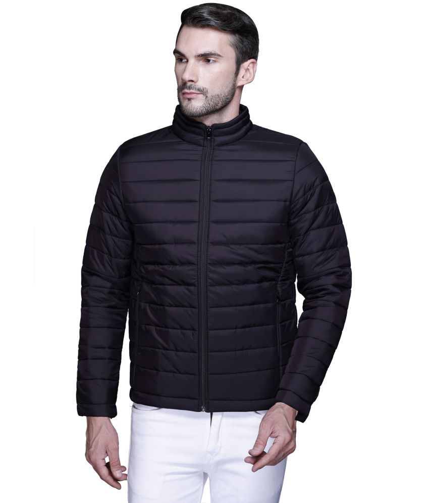     			TRENDY DUDE Nylon Men's Puffer Jacket - Black ( Pack of 1 )