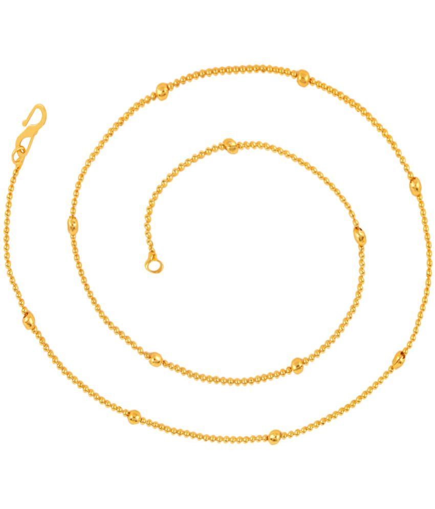     			Thrillz Gold Plated Chain ( Pack of 1 )