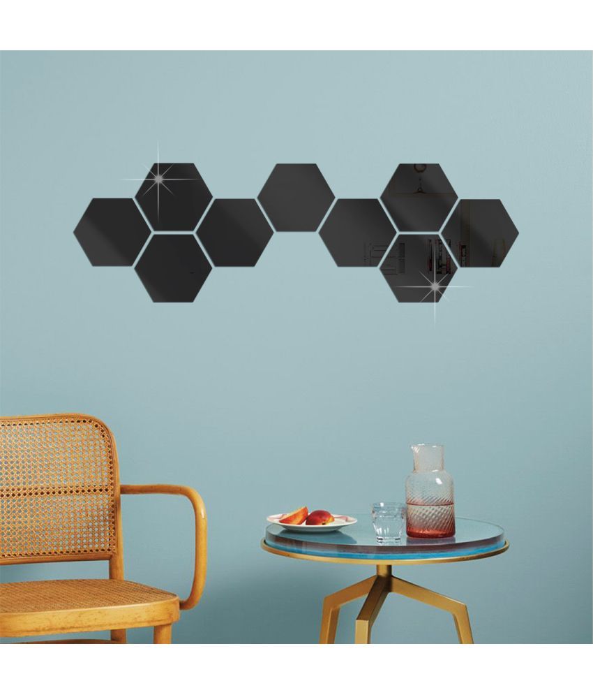     			WallWear Wall Sticker Geometric ( 12 x 10 cms )