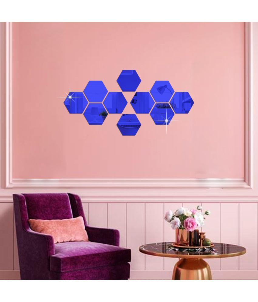     			WallWear Wall Sticker Geometric ( 12 x 10 cms )