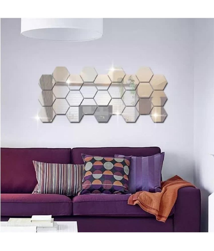     			WallWear Wall Sticker Geometric ( 12 x 10 cms )