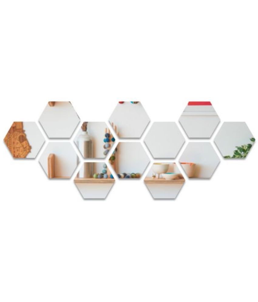     			WallWear Wall Sticker Geometric ( 12 x 10 cms )