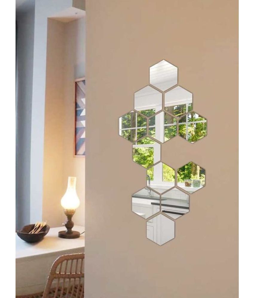     			WallWear Wall Sticker Geometric ( 12 x 10 cms )