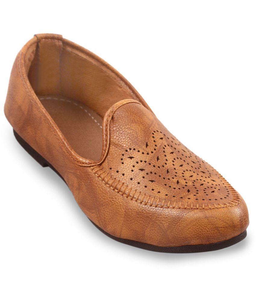     			Anjaneya Creations Tan Men's Designer Shoes