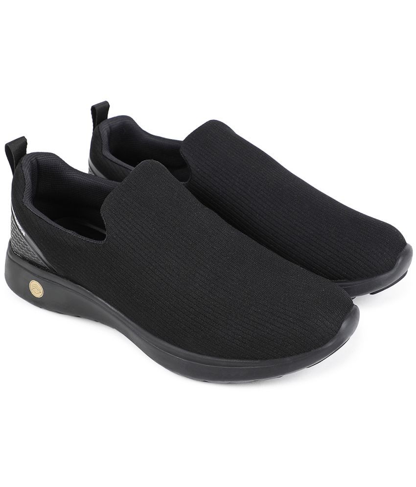     			Campus CAMP WAY Black Men's Slip-on Shoes