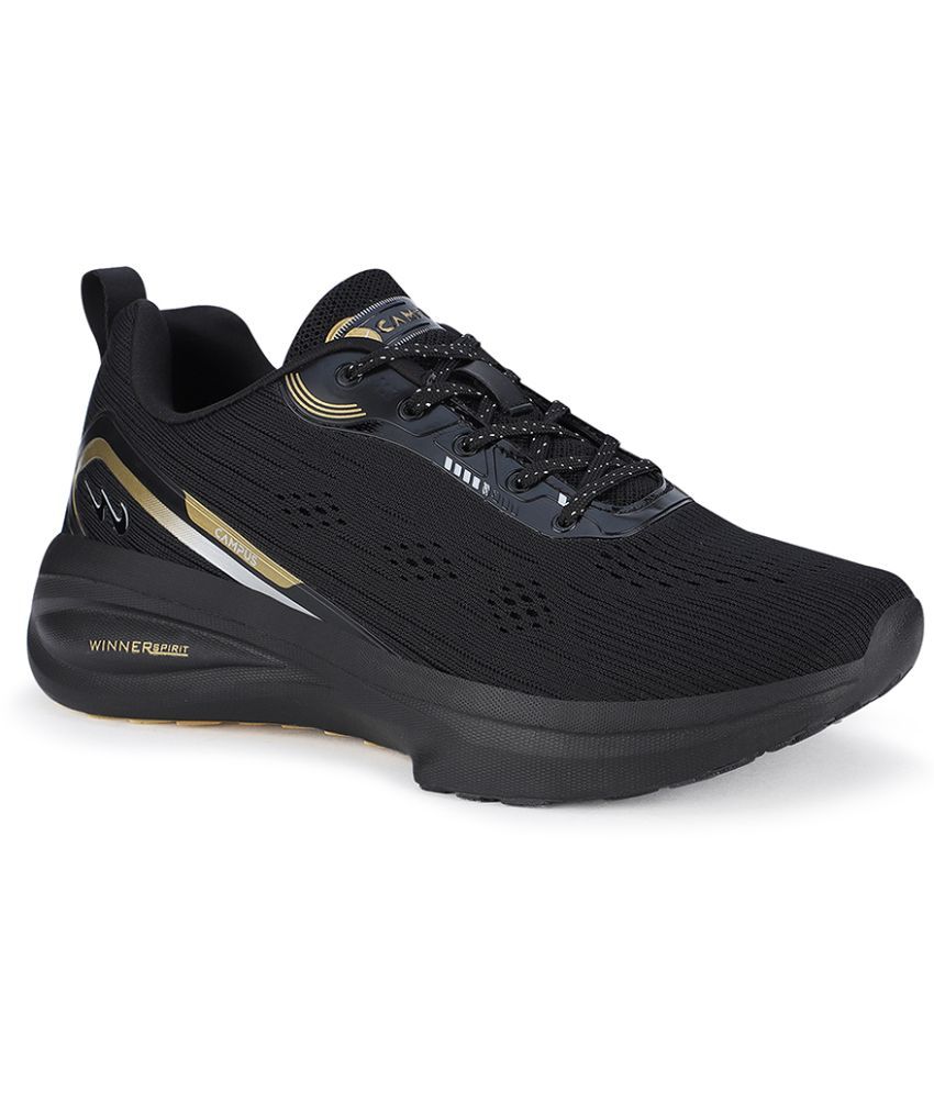     			Campus PYTHON Black Men's Sports Running Shoes