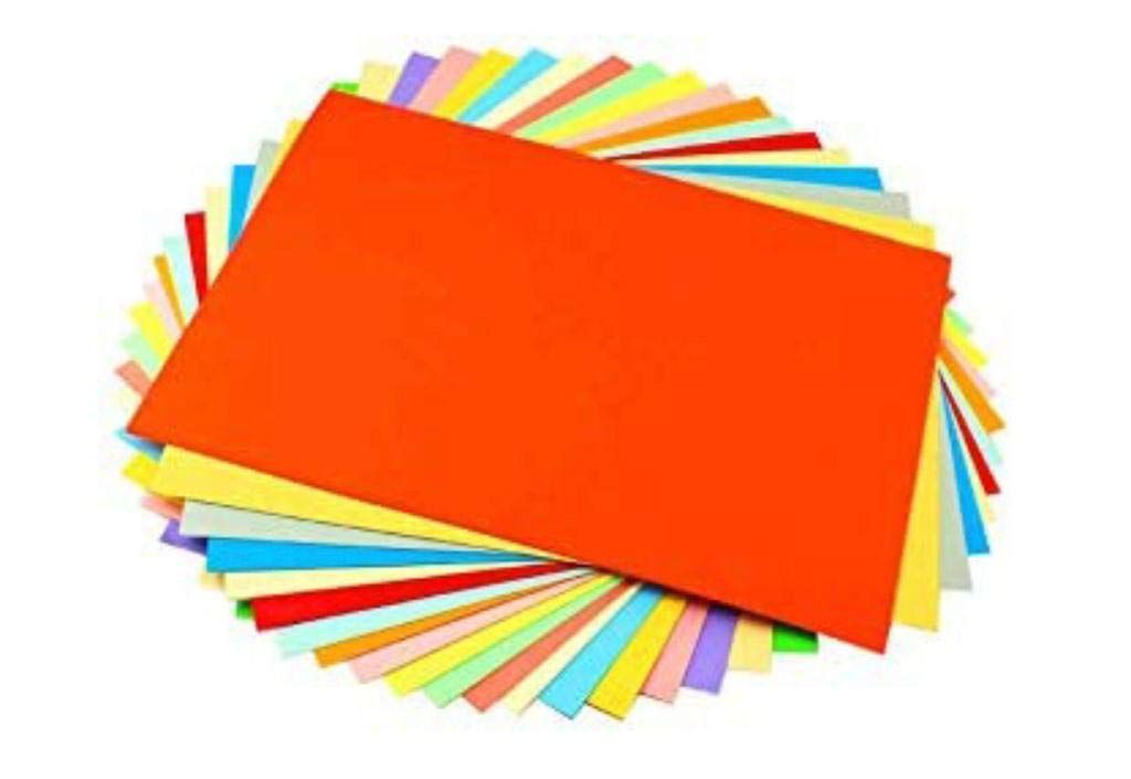     			ECLET A4 100 Coloured Sheets (10 Sheets each color) Copy Printing/Art and Craft Paper Double Sided Coloured, Office Stationery Children's Day Gift, Birthday Gift, Party Favors,christmas decor etc
