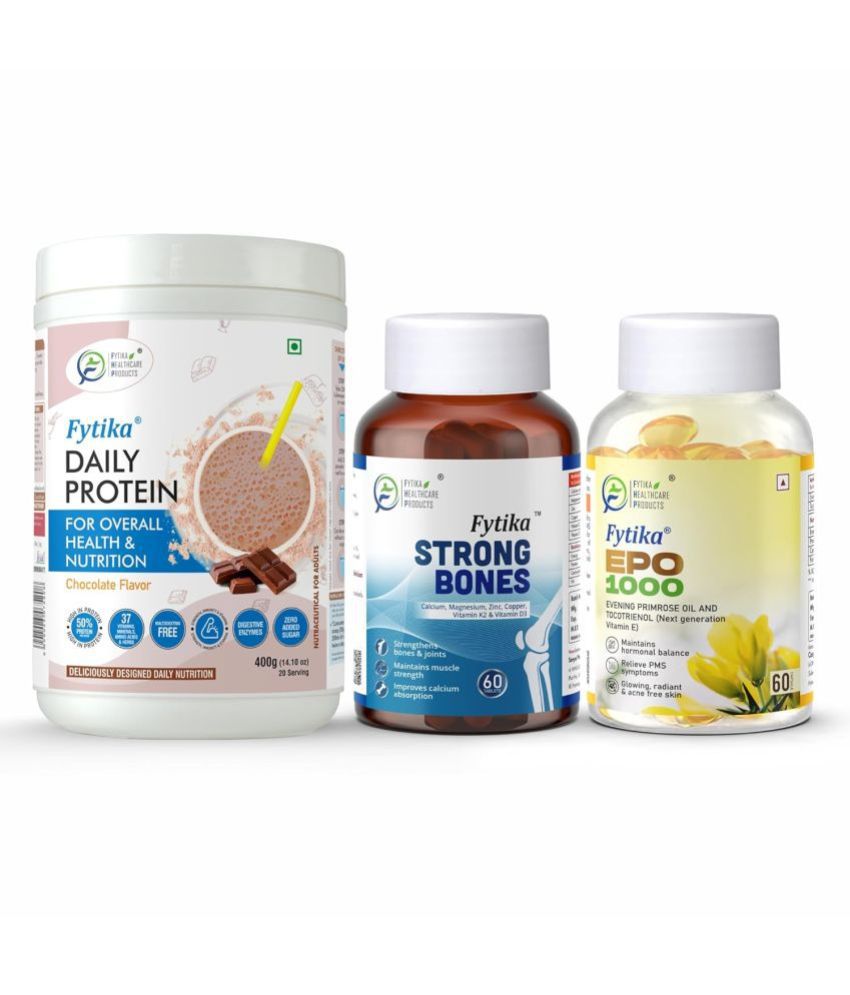     			FYTIKA Protein& Strong bones& EPO1000 3 gm Pack of 3