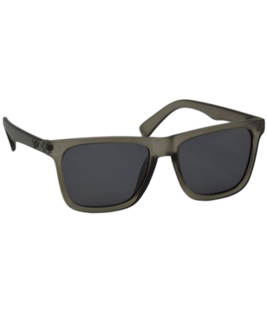     			Hrinkar Grey Melange Rectangular Sunglasses ( Pack of 1 )