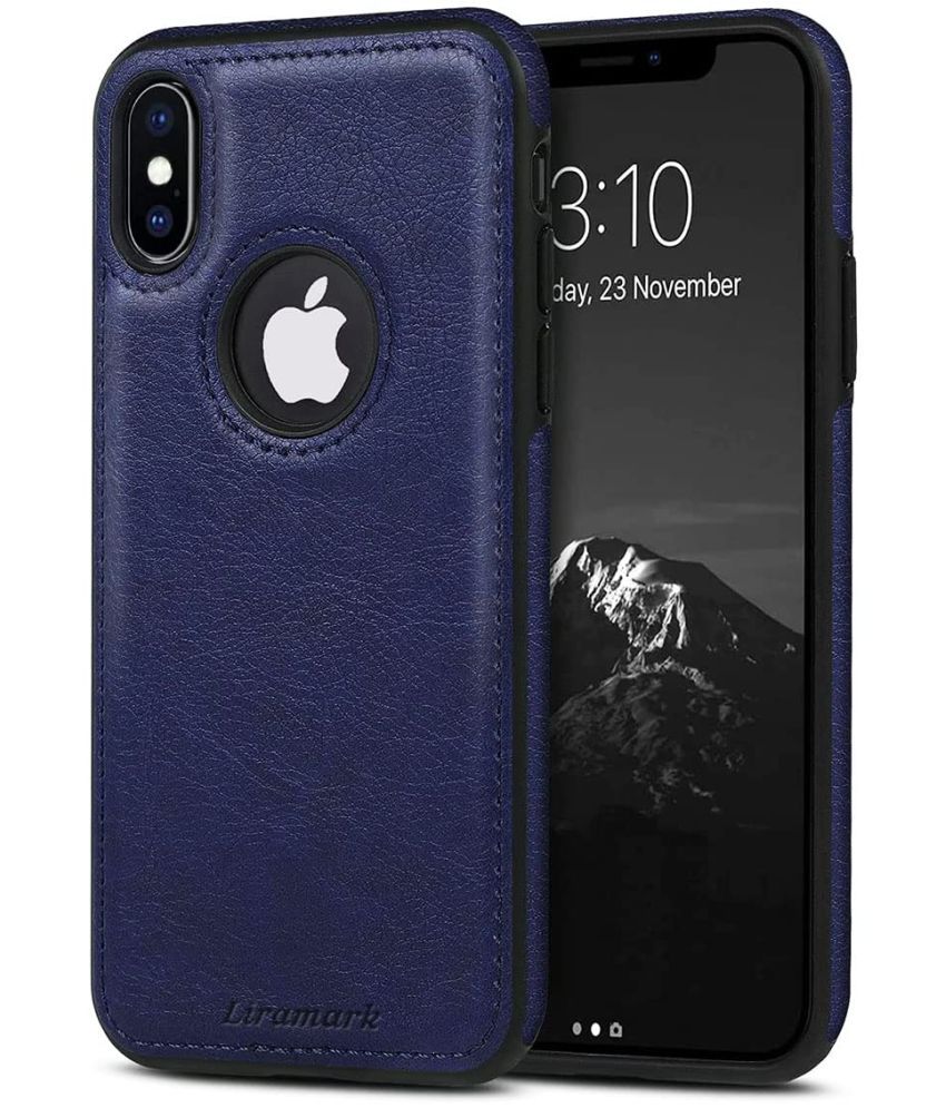    			Kosher Traders Plain Cases Compatible For Artificial Leather Apple Iphone xs max ( Pack of 1 )