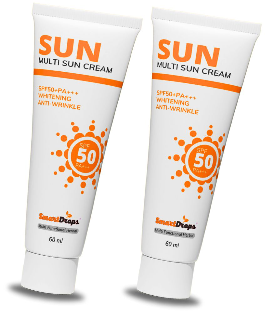     			Smart drops SPF 15 Sunscreen Cream For All Skin Type ( Pack of 2 )