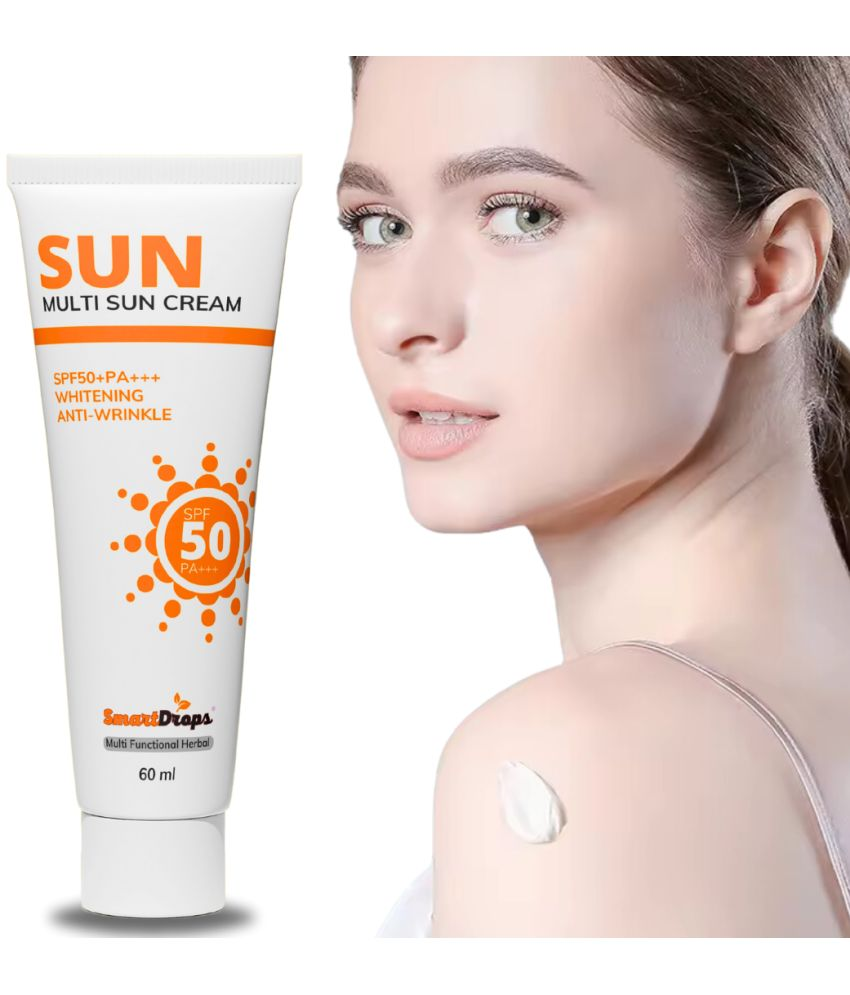     			Smartdrops Sunscreen Cream For All Skin Type ( Pack of 1 )