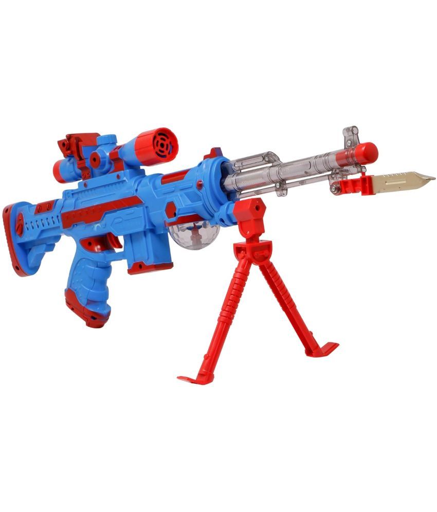     			Zest 4 Toyz Musical Phantom Toy Gun With 3D Lights And Sound - Multi Color