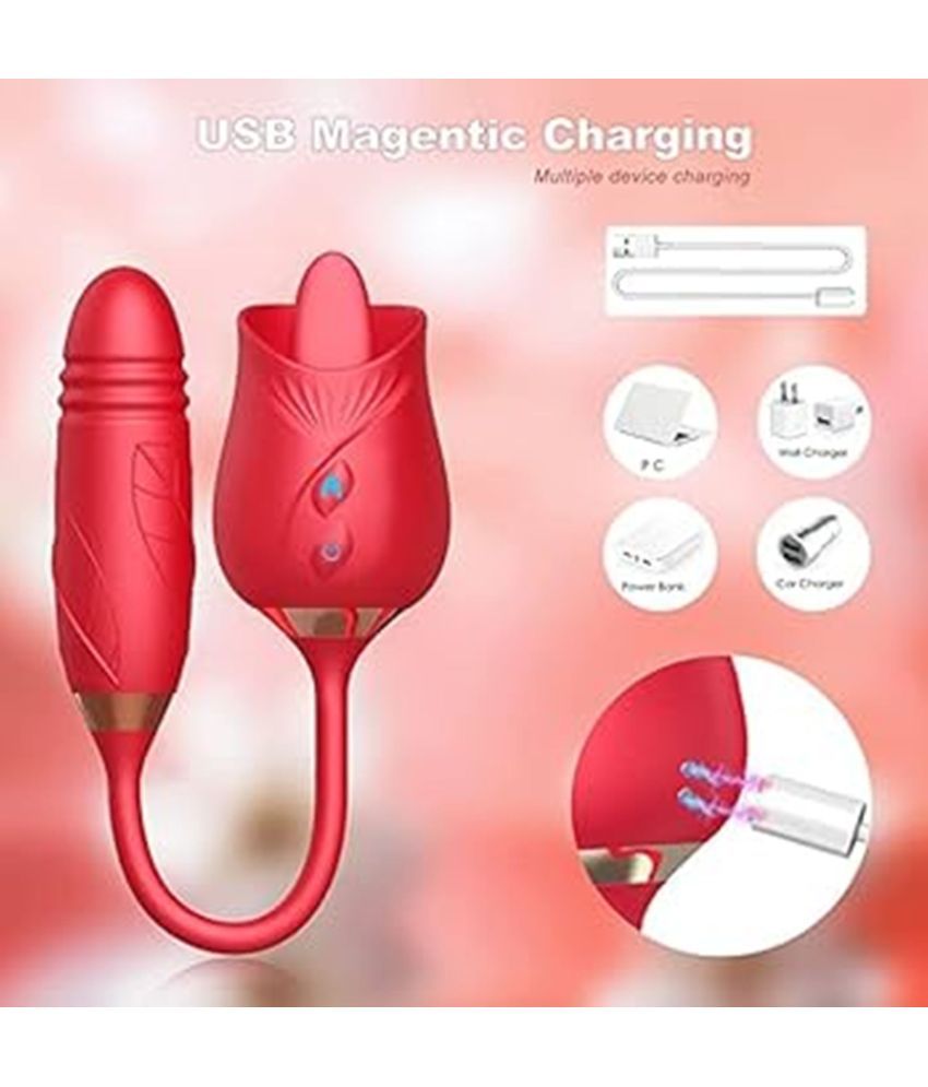     			dual licking and sucking tounge Clitoral Massager for Licking and Sucking in 10 Modes, Sex Toys for Women